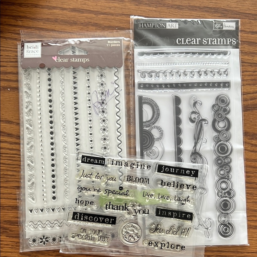 Hampton Art/Heidi Grace Clear Stamps Set